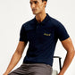 Men's Solid Slim Fit Polo T-Shirt