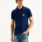 Men's Solid Slim Fit Polo T-Shirt