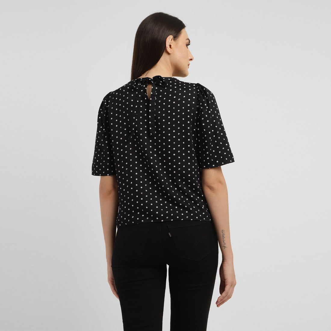 Women Regular Fit Tops - Back View