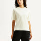 Women's Solid Crew Neck T-shirt - Front View