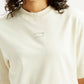 Women's Solid Crew Neck T-shirt - Detail View