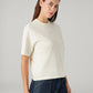 Women's Solid Regular Fit T-Shirt - Side View