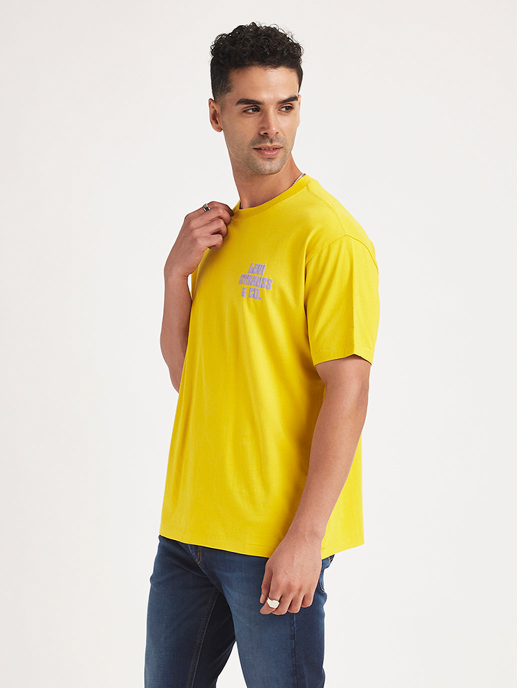 Men's Brand Logo Regular Fit T-Shirt