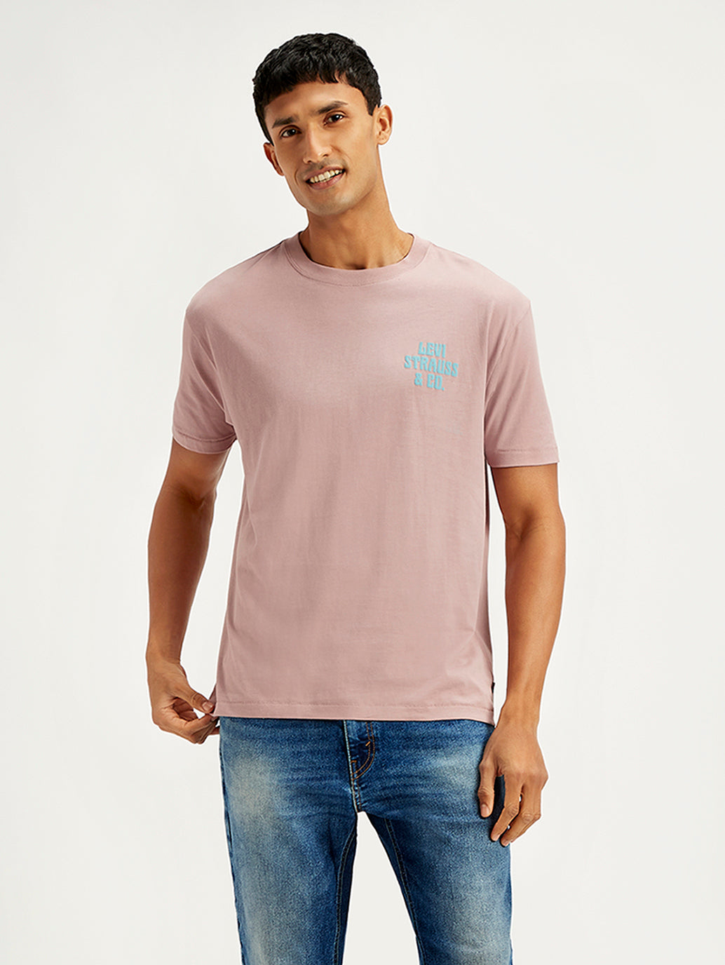 Men's Brand Logo Regular Fit T-Shirt