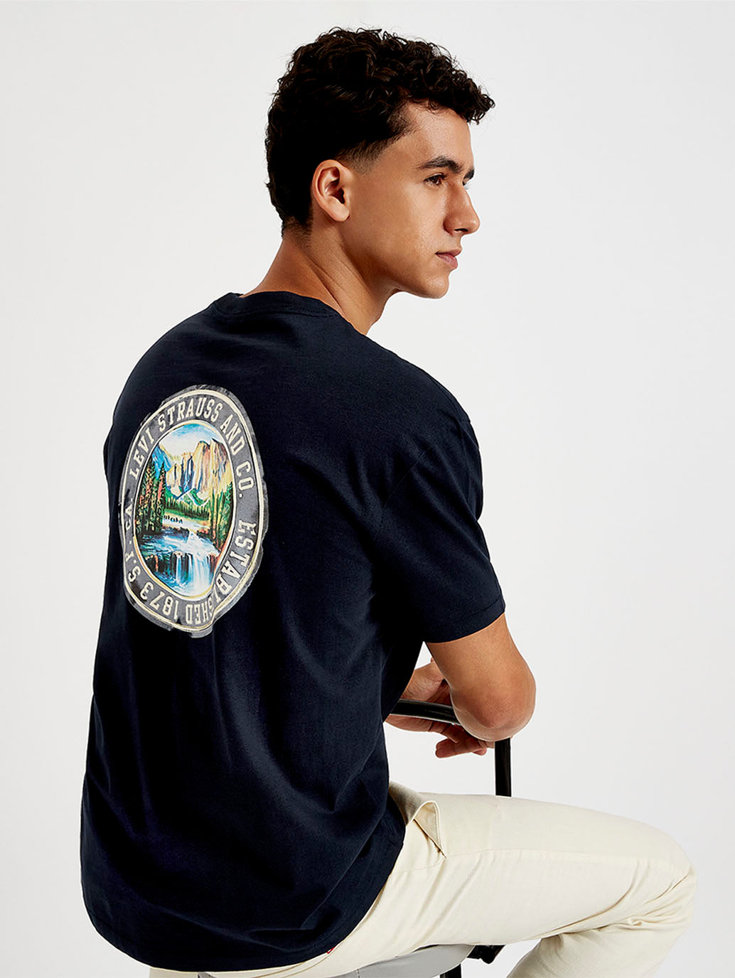 Men's Graphic Print Loose Fit T-Shirt