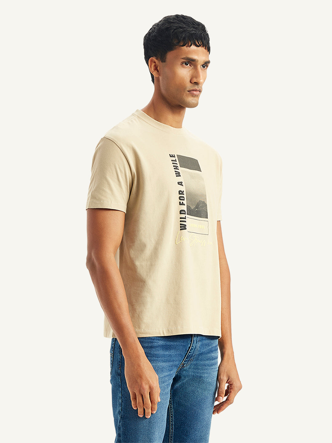 Men's Graphic Print Regular Fit T-Shirt