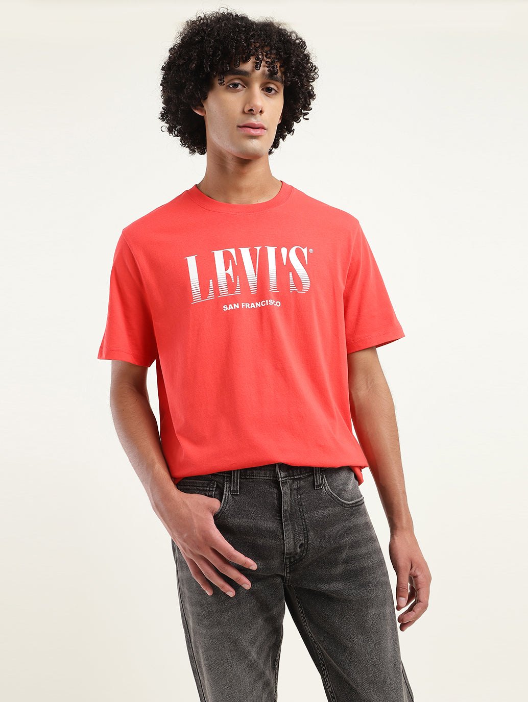 Men's Brand Logo Oversized T-Shirt