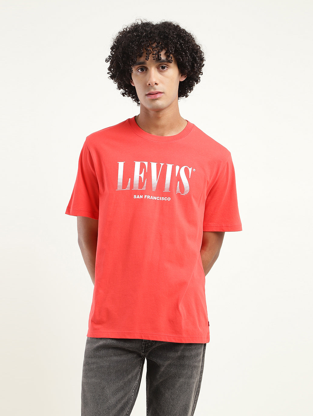 Men's Brand Logo Oversized T-Shirt