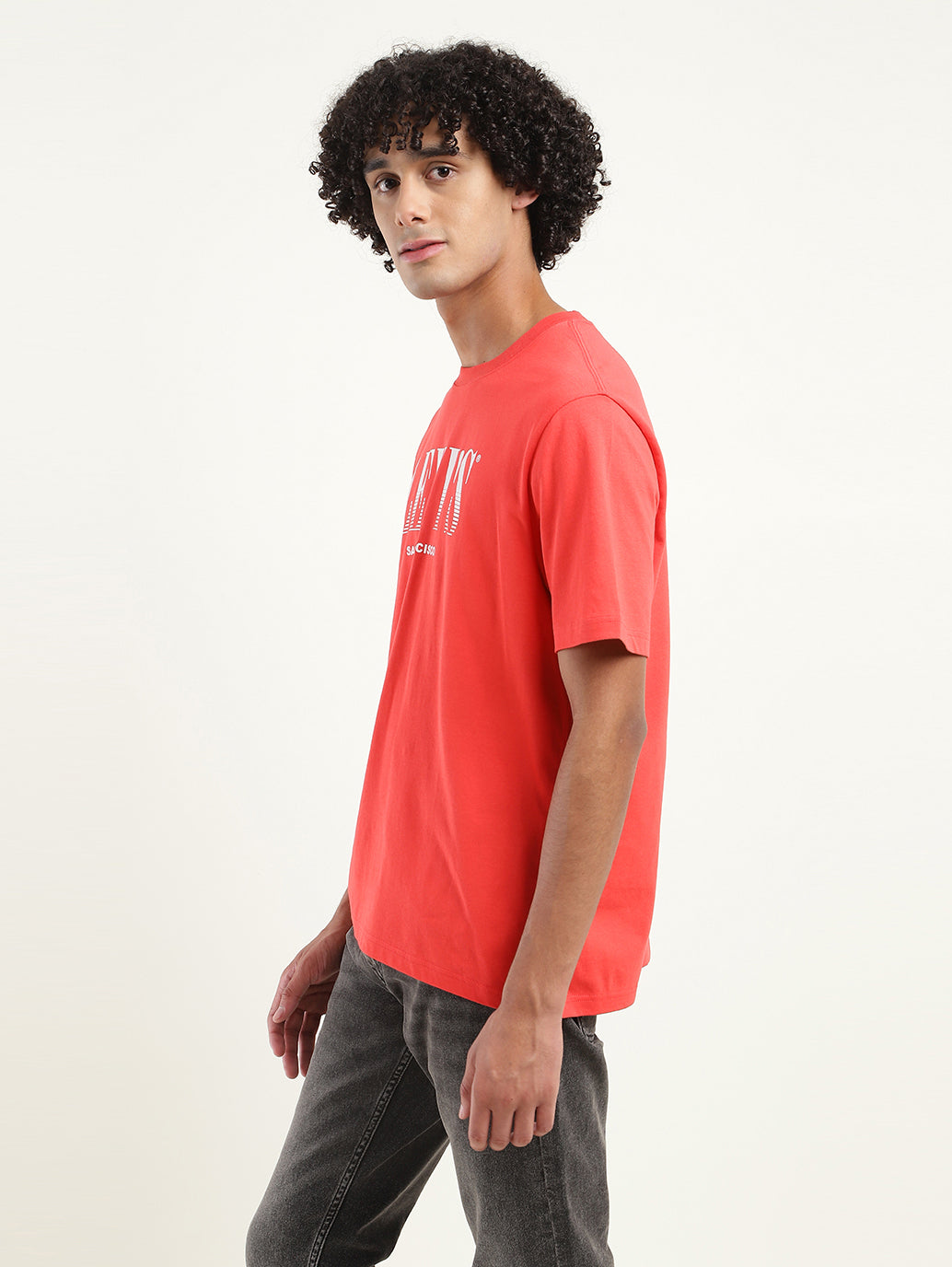 Men's Brand Logo Oversized T-Shirt