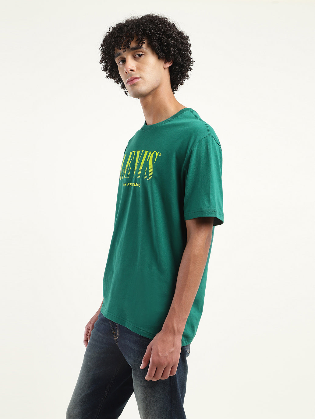 Men's Brand Logo Oversized T-Shirt