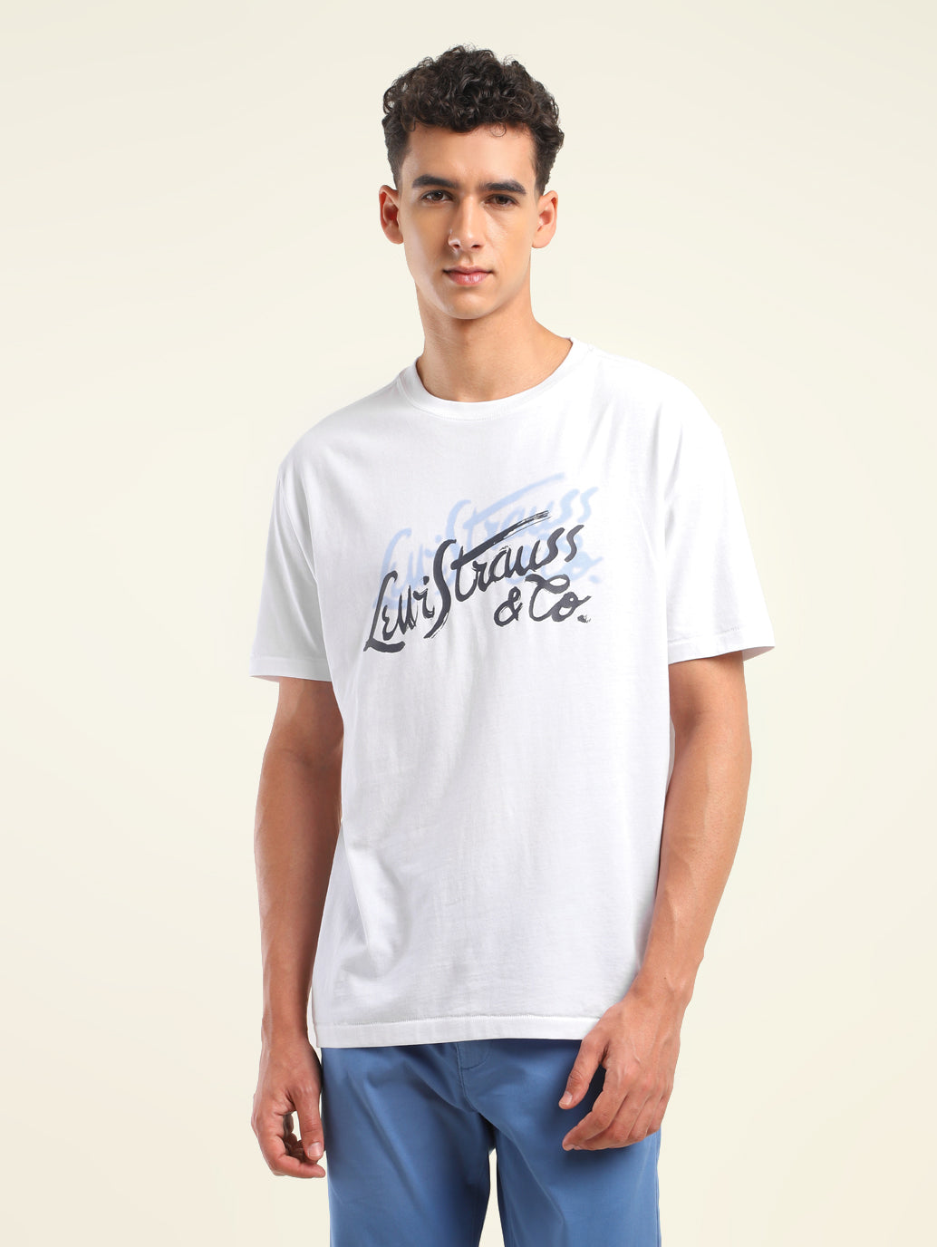 Men's Brand Logo Oversized T-Shirt