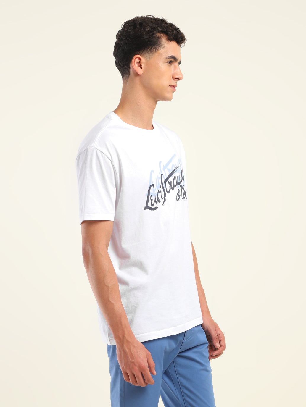 Men's Brand Logo Oversized T-Shirt