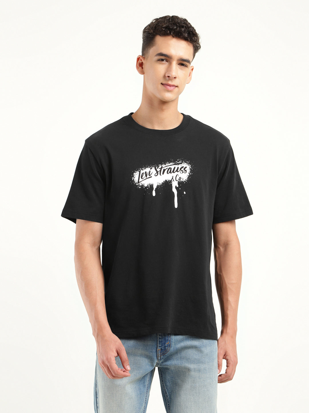 Men's Brand Logo Oversized T-Shirt