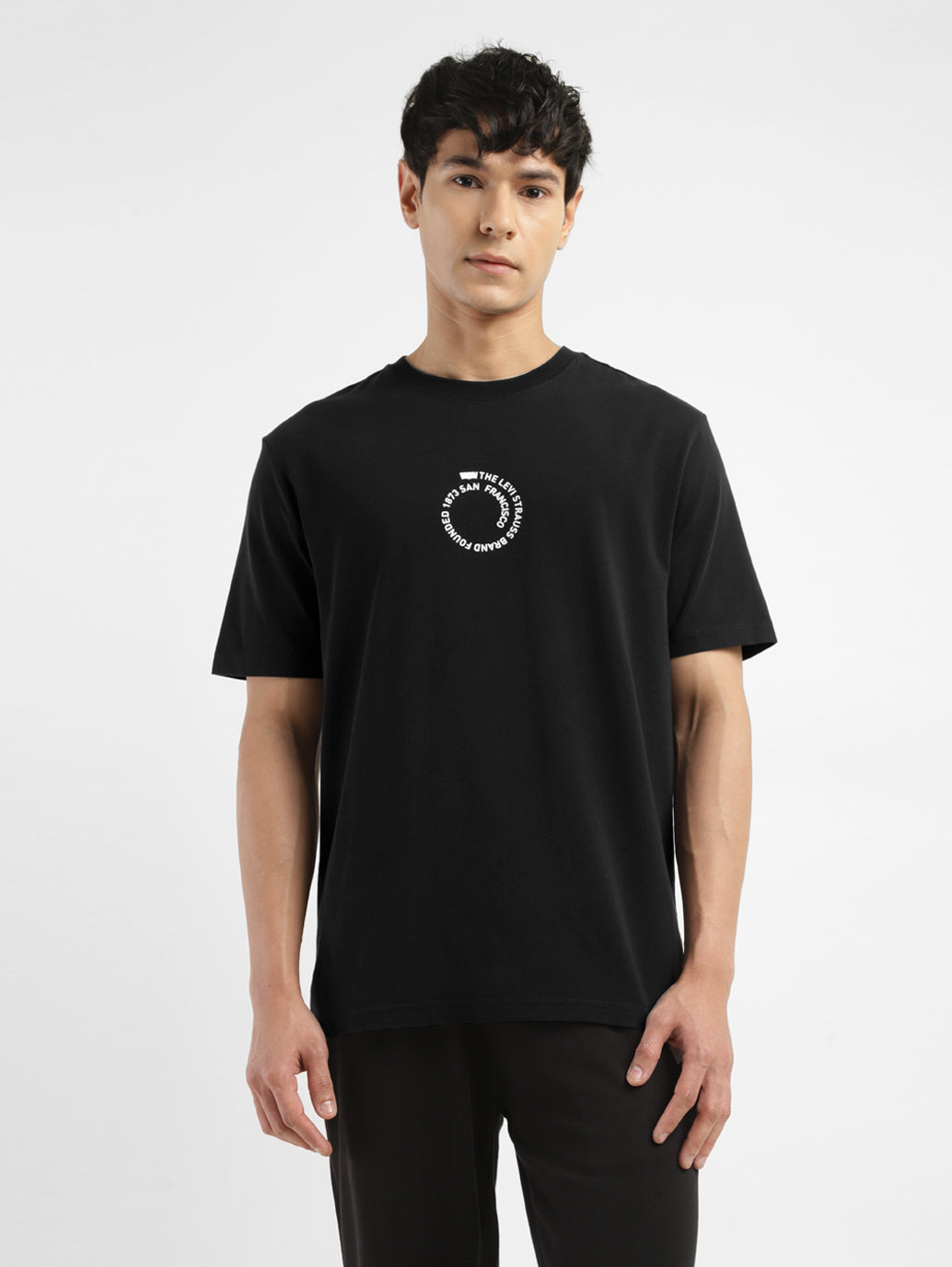 Men's Solid Round Neck T-shirt