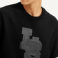 Men's Typographic Print Crew Neck T-shirt