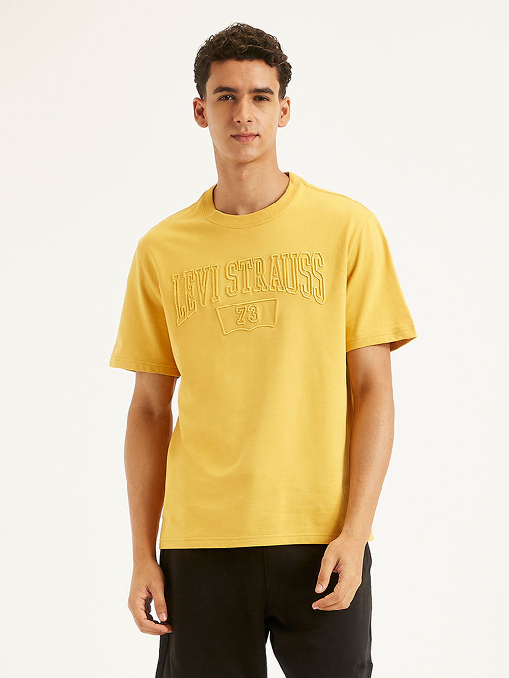 Men's Brand Logo Regular Fit T-Shirt