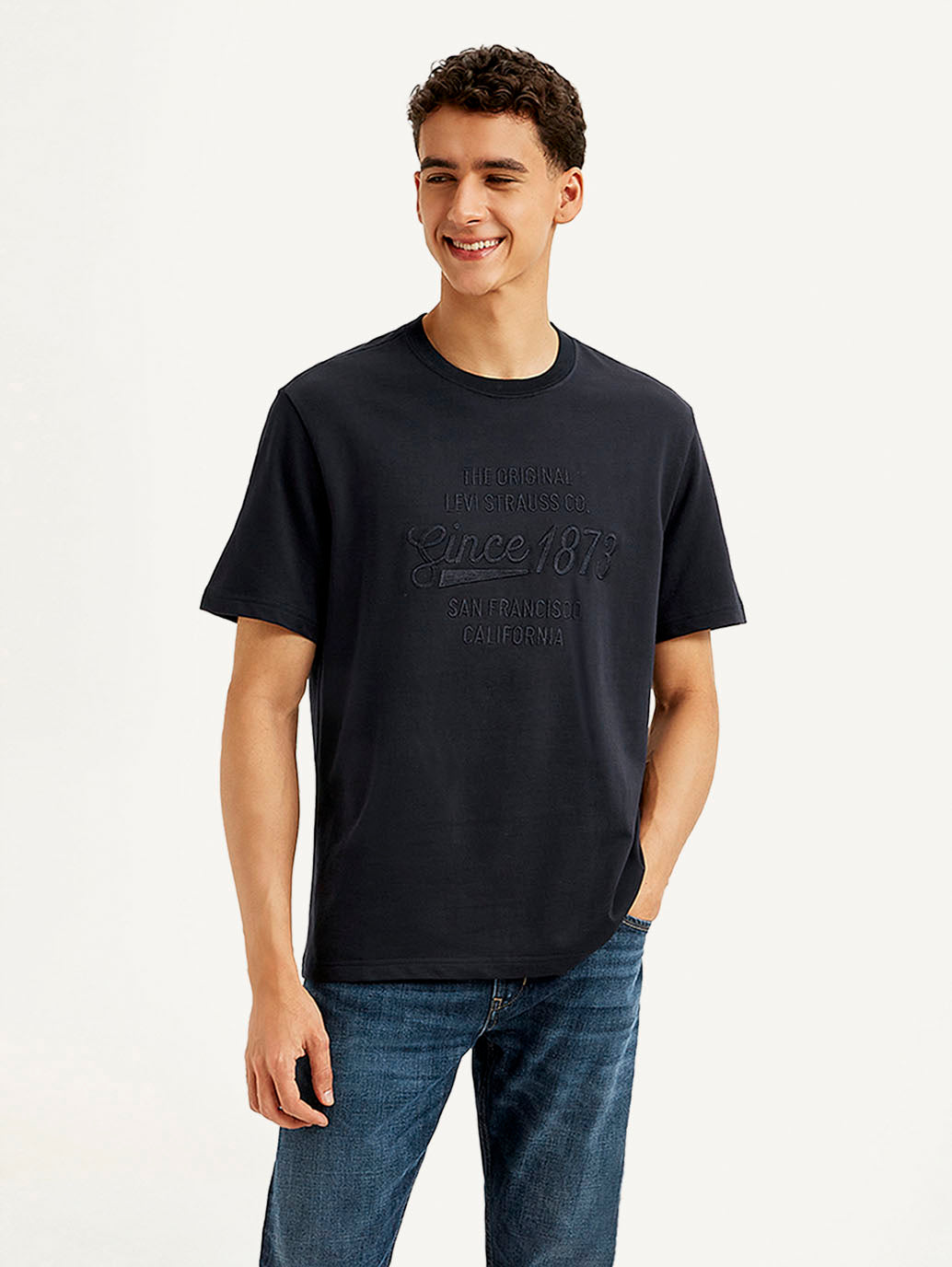 Men's Typography Crew Neck T-shirt