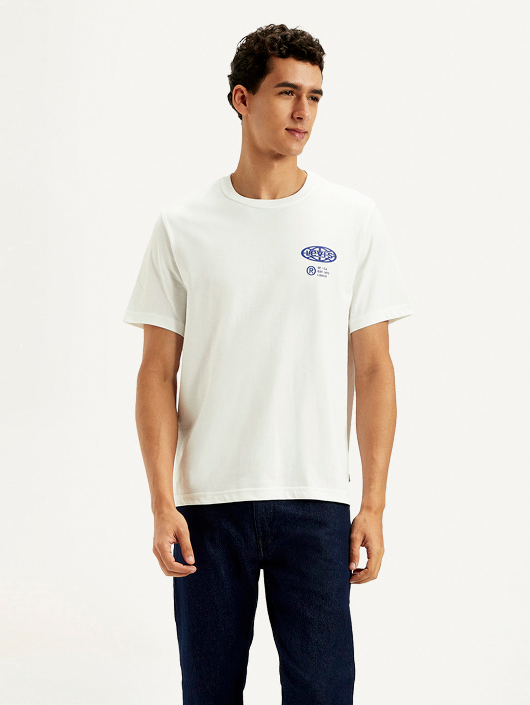 Men's Printed Regular Fit T-Shirt - Front View