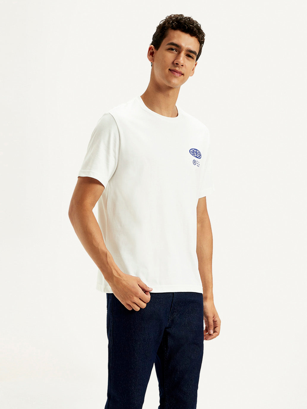 Men's Printed Regular Fit T-Shirt - Side View