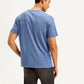 Men's Brand Logo Crew Neck T-shirt - Back View