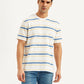 Men's Striped Crew Neck T-Shirt - 20 View