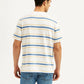 Men's Striped Crew Neck T-Shirt - 20 View