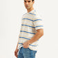 Men's Striped Crew Neck T-Shirt - 20 View