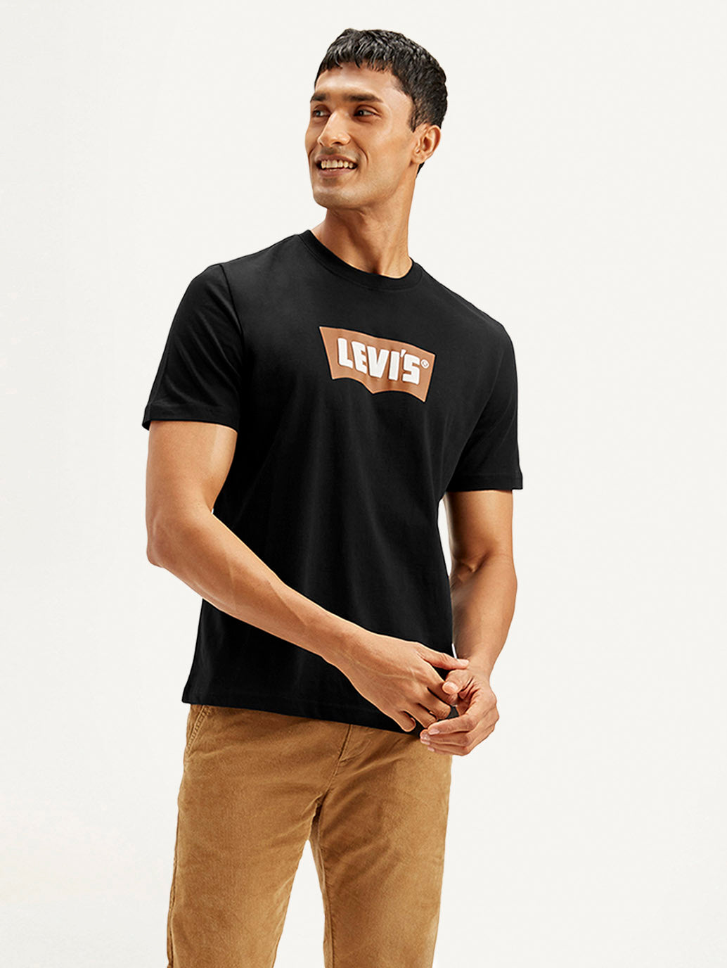 Men's Brand Logo Crew Neck T-shirt