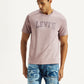 Men's Typographic Print Regular Fit T-Shirt - Styleshot View