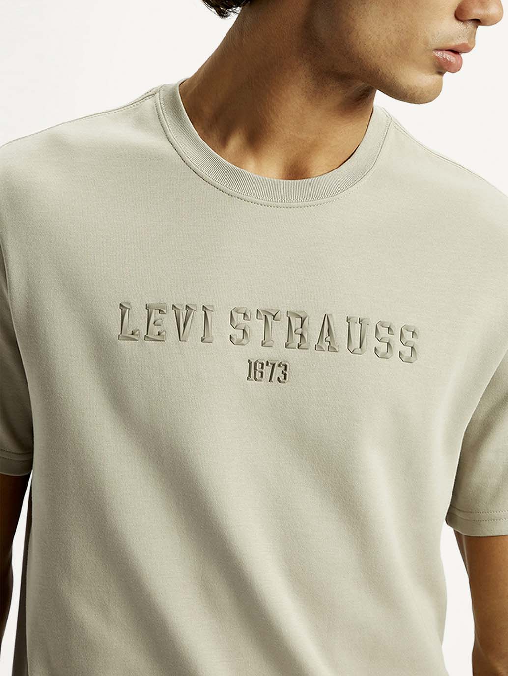 Men's Typography Regular Fit T-Shirt - Detail View