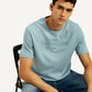 Men's Typography Regular Fit T-Shirt - Elevated View