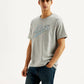 Men's Brand Logo Crew Neck T-shirt - Side View