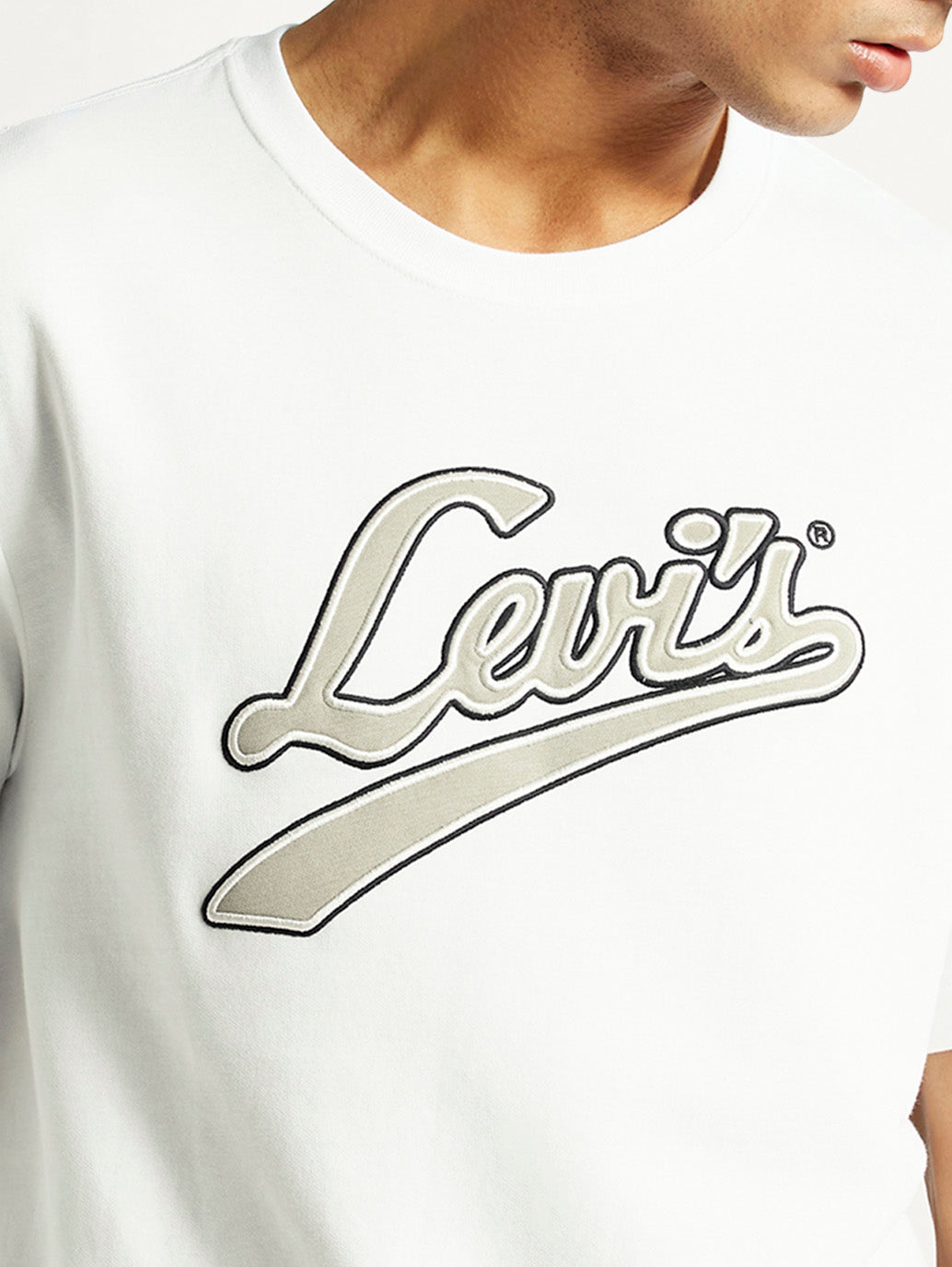 Men's Typography Regular Fit T-Shirt - Detail View