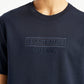 Men's Brand Logo Navy Crew Neck T-shirt - Detail View