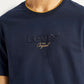 Men's Brand Logo Navy Crew Neck T-shirt - Detail View