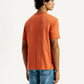 Men's Typography Regular Fit T-Shirt - Back View