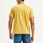 Men's Typographic Print Regular Fit T-Shirt - Back View
