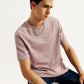 Men's Solid Crew Neck T-shirt - Elevated View