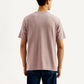 Men's Solid Crew Neck T-shirt - Back View