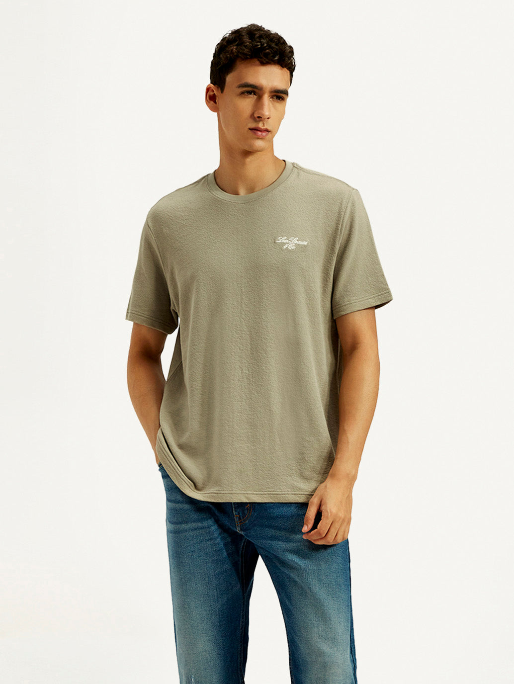 Men's Typography Regular Fit T-Shirt - Styleshot View