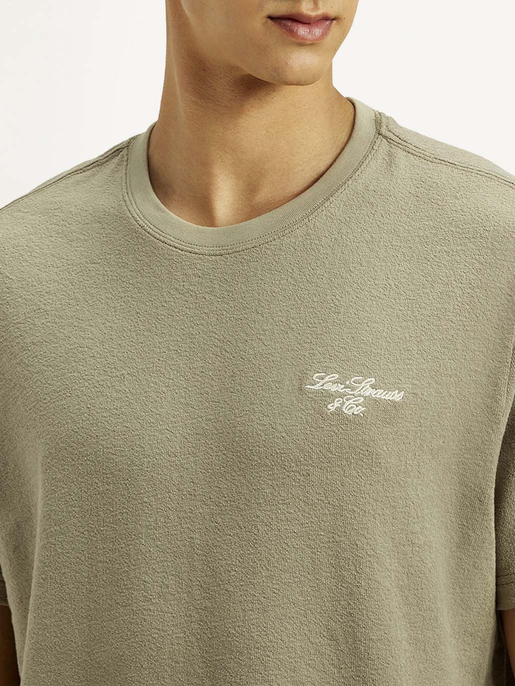 Men's Typography Regular Fit T-Shirt - Detail View