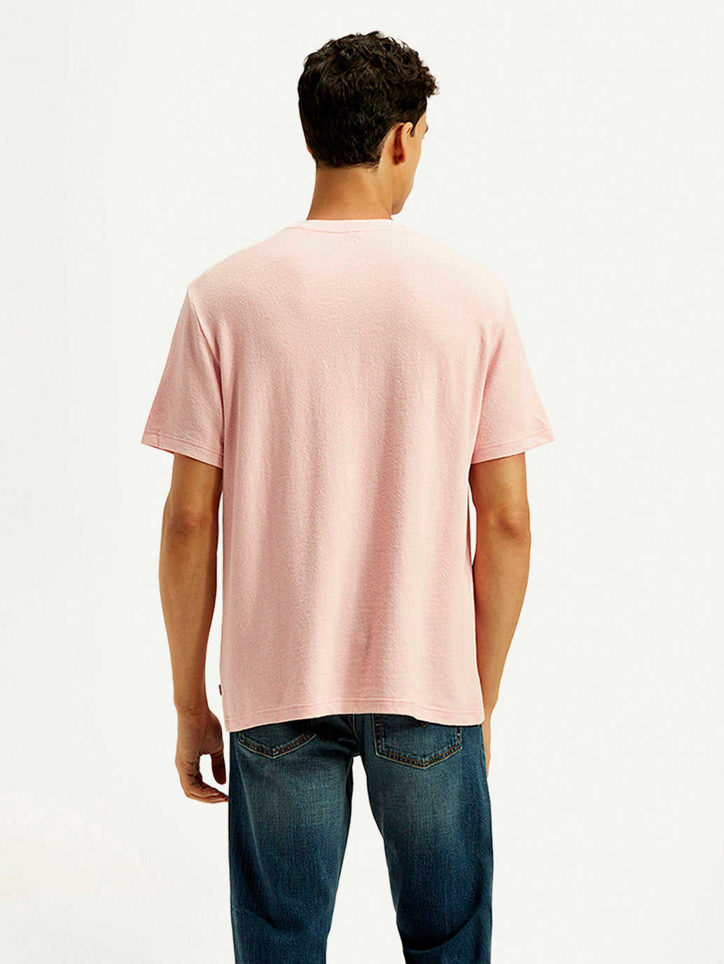 Men's Typography Regular Fit T-Shirt - Back View