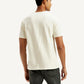Men's Solid Regular Fit T-Shirt - Back View