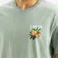 Men's Graphic Print Crew Neck T-shirt - Detail View