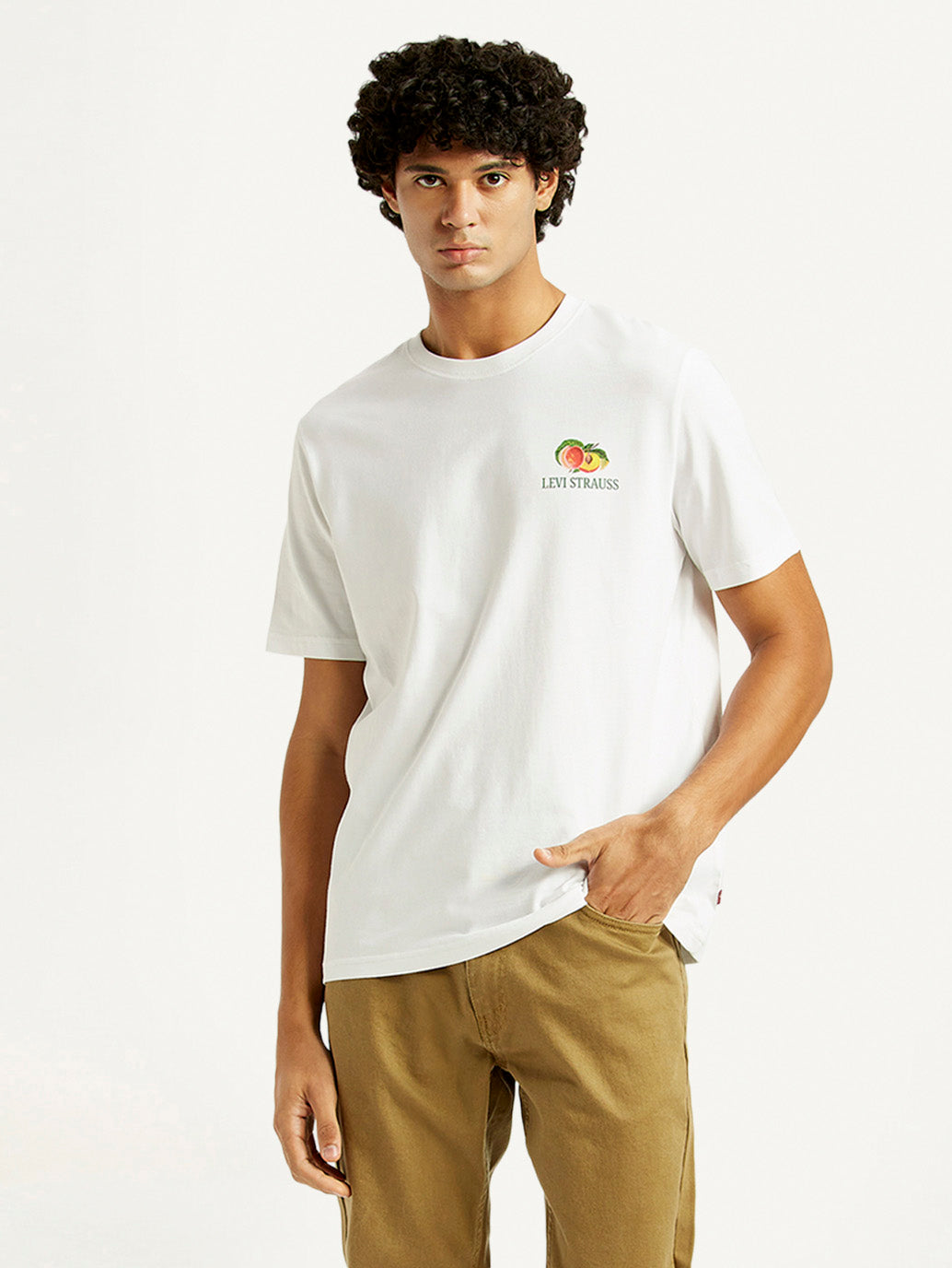 Men's Graphic Print Crew Neck T-shirt