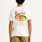 Men's Graphic Print Crew Neck T-shirt - Back View