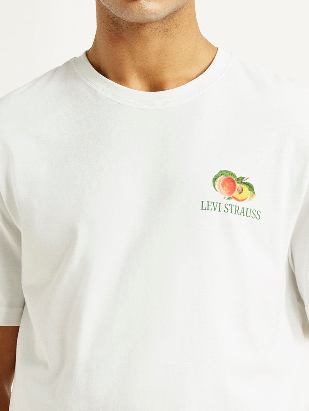 Men's Graphic Print Crew Neck T-shirt - Detail View