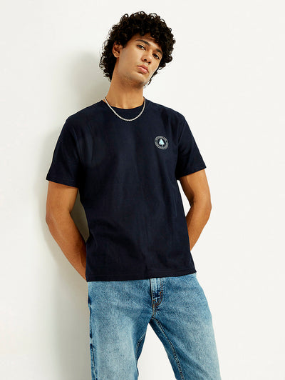 Men's Graphic Print Crew Neck T-shirt-image-45