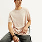 Men's Typography Overdyed Crew Neck T-shirt - Elevated View