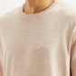 Men's Typography Overdyed Crew Neck T-shirt - Detail View